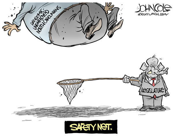 Unemployment safety net by John Cole, ncpolicywatch.com